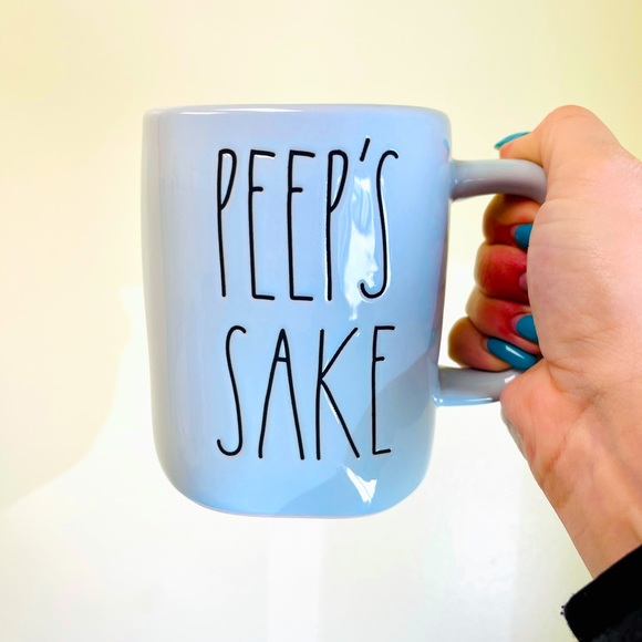 Rae Dunn Other - RAE DUNN BLUE CERAMIC GLOSS PEEPS SAKE MUG